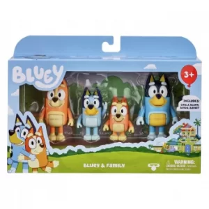 Bluey Family 4 Figure Pack