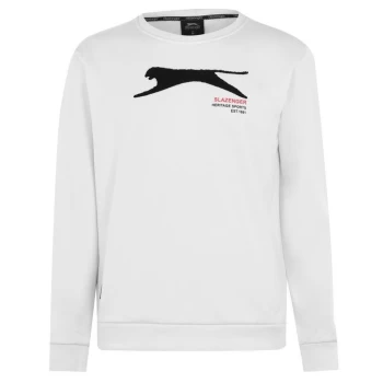 Slazenger Sports Sweatshirt Mens - White