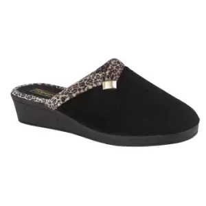 Sleepers Womens/Ladies Jackie Slippers (4 UK) (Black)