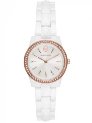 Michael Kors Ladies Runway Ceramic Watch MK6840