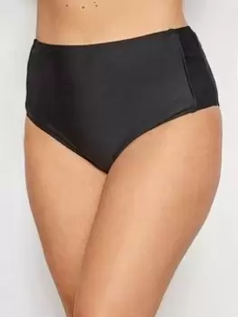 Yours Control Bikini Brief with Piping - Black, Size 18, Women