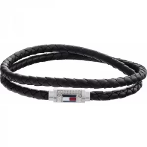 Tommy Hilfiger Jewellery Braided Leather Double Bracelet