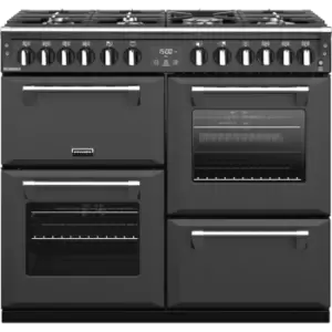 Stoves Richmond ST RICH S1000DF MK22 ANT 100cm Dual Fuel Range Cooker - Anthracite - A Rated