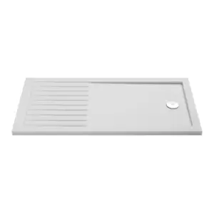 Hudson Reed Slip Resistant Rectangular Walk-in Shower Tray 1600 x 800mm - White