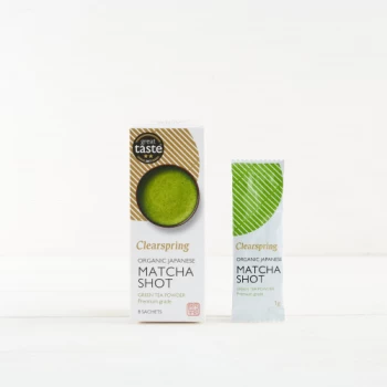 Clearspring Organic Matcha Shot Sachet - 8x1g