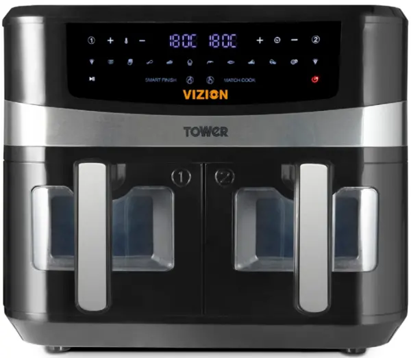 Tower Vortx T17100 2600W 9L Dual Zone Air Fryer