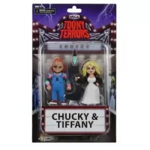 NECA Chucky And Bride Pack 2 Action Figures 15cm Toony Terrors