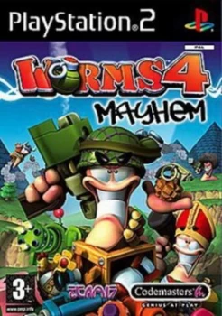 Worms 4 Mayhem PS2 Game