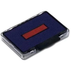 Trodat Replacement Ink Pad Blue Red Pack of for Text Dater