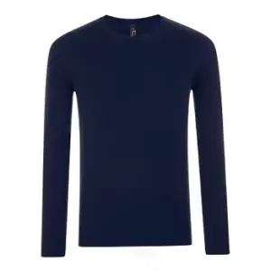 SOLS Mens Ginger Crew Neck Sweater (XL) (French Navy)