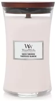 Woodwick Sheer Tuberose Scented Candle 609g