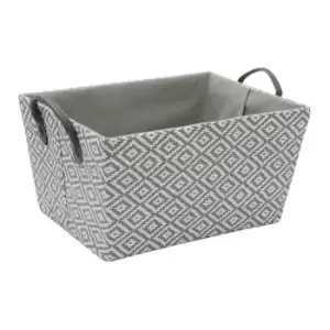 Jvl Argyle Rectangular Paper Storage Basket