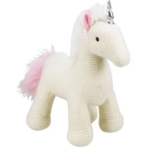 Knitted 10" Unicorn Plush