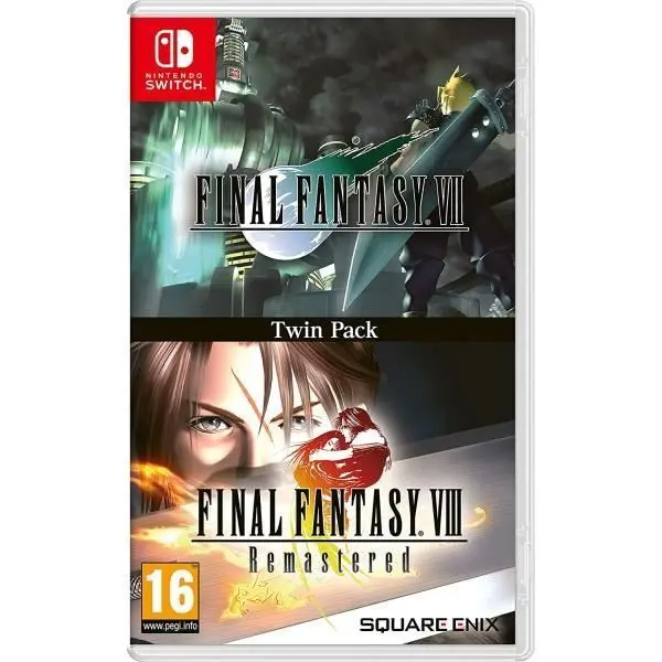 Final Fantasy 7 And Final Fantasy 8 Remastered Twin Pack Nintendo Switch Game