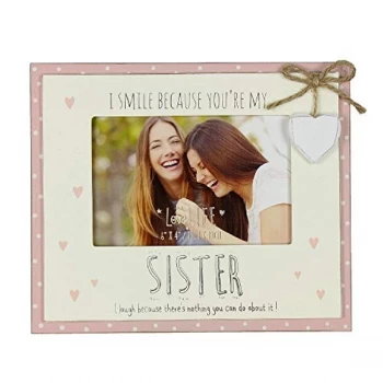 6" x 4" - Love Life Photo Frame - Sister