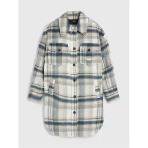 Tommy Hilfiger CHECK COAT - Grey