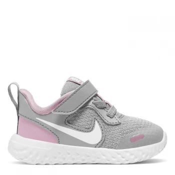 Nike Revolution 5 Trainers Infant Girls - Grey/White/Pink