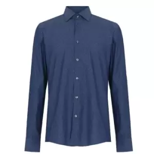 Boss Hank Long Sleeve Shirt - Blue