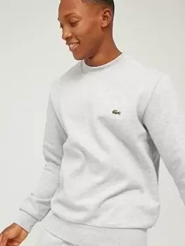 Lacoste Crew Neck Sweatshirt - Grey, Size 5XL, Men