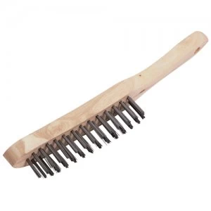 Draper 4 Row Wire Scratch Brush