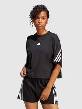 adidas Sportswear Future Icons Sports T-Shirt - Black Size M Women