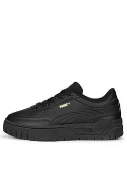 Puma Puma Cali Dream Leather, Black, Size 4, Women