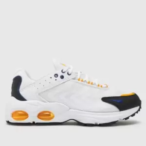 Nike White & Gold Air Max Tw Youth Trainers