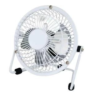 Facilities Desk Fan 4" with Tilt USB 2.0 Interface 180deg