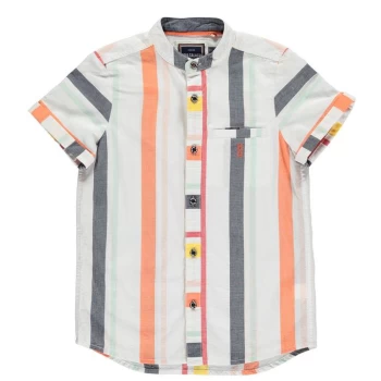 SoulCal Short Sleeve Shirt Junior Boys - Summer Stripe