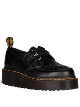 Dr Martens Sidney Flat Shoes - Black, Size 8, Women