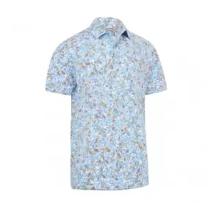 Callaway ARTIFICIAL NATURE PRINT POLO - MALIBU Blue - L