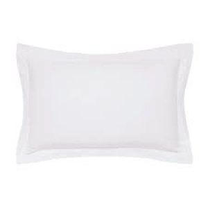 Bedeck of Belfast Silver Egyptian Cotton Sateen 1000 Thread Count Fine Linens 'Tahra' Oxford Pillow Case