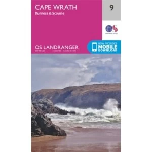 Cape Wrath, Durness & Scourie by Ordnance Survey (Sheet map, folded, 2016)