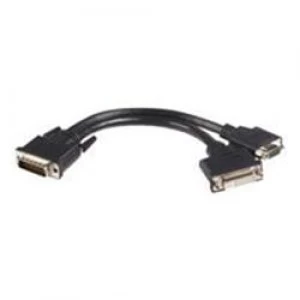 StarTech.com 8" LFH 59 Male to Female DVI I VGA DMS 59 Cable