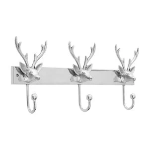 Premier Housewares Stag Head Motif 3 Hook Hanger