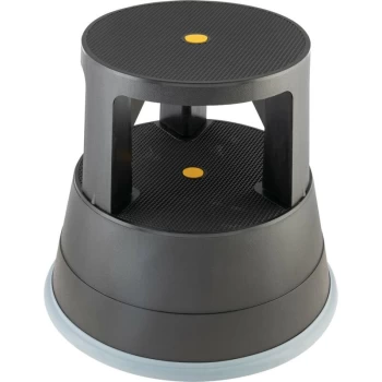 Black Plastic Kick Stool - Lincoln