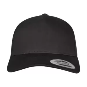 Flexfit Retro Trucker Cap (One Size) (Black)