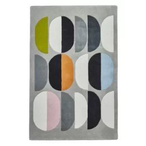 Grey Inaluxe Composition Rug Grey