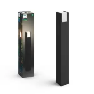 Philips HUE Fuzo Smart Integrated LED Outdoor Post Light Black