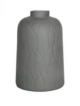 Arthouse Dusky Grey Leaf Vase