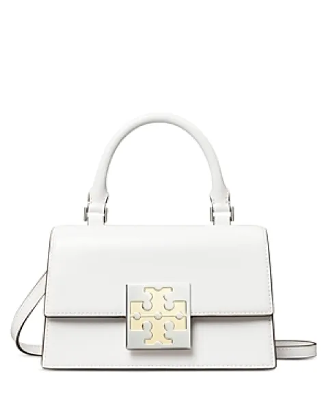 Tory Burch Bon Bon Spazzolato Leather Mini Handbag