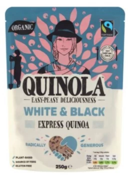 Quinola Organic Express Quinoa - White & Black - 250g