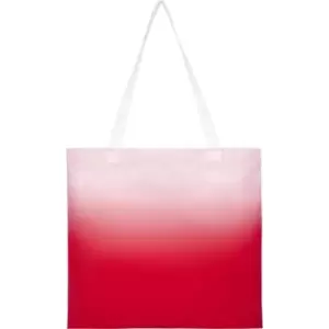 Bullet Rio Gradient Tote Bag (One Size) (Red/White)