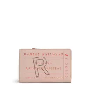 Radley Railway Print Purse - Pink