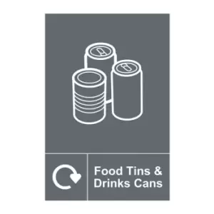 Recycling Food Tins & Drinks Cans - Sav (150 x 200mm)