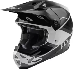 FLY Racing Formula CP Rush Motocross Helmet, black-grey-white, Size L, black-grey-white, Size L