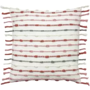 Furn Dhadit Stripe Cushion Cover (45cm x 45cm) (Blue/Natural)