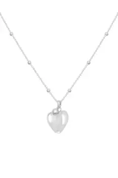 Silver 'Sentiment' Heart Necklace