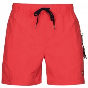 Tommy Bodywear Plain Tab Swimming Trunks - Red