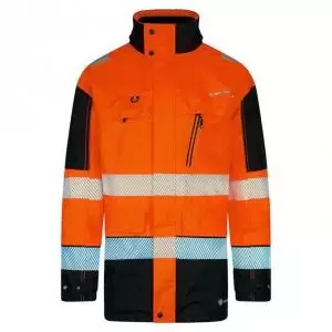 Beeswift DELTIC HI-VIS JACKET TWO-TONE Orange Black 3XL BSDJTTORBL3XL